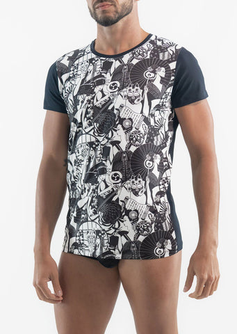 T-shirt homme manche courte modèle 2066t3