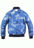 VESTE DOUBLE FACE HOMME  GERONIMO BLUE TEXTURE