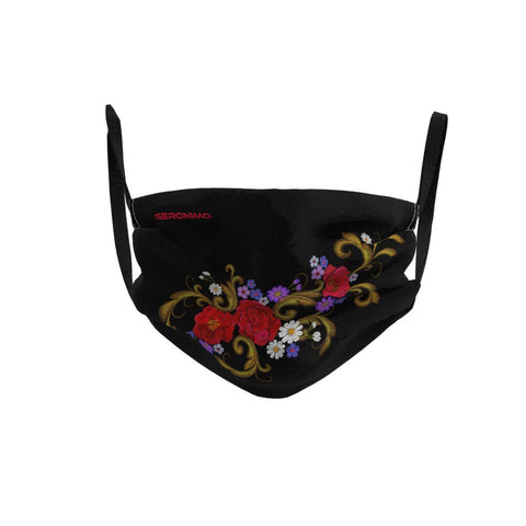 MASQUE VISAGE  BLACK FLORAL EMBROIDERY