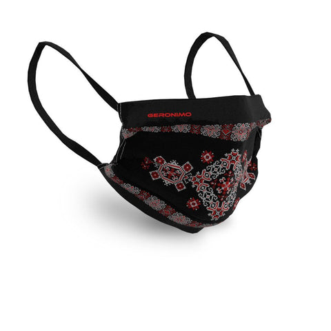 MASQUE VISAGE  BULGARIAN EMBROIDERY BLACK