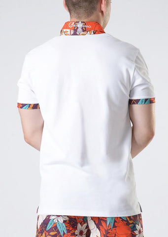 T-shirt homme au col Modèle 1801t7