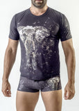 T-shirt homme  manche courte 1704t3